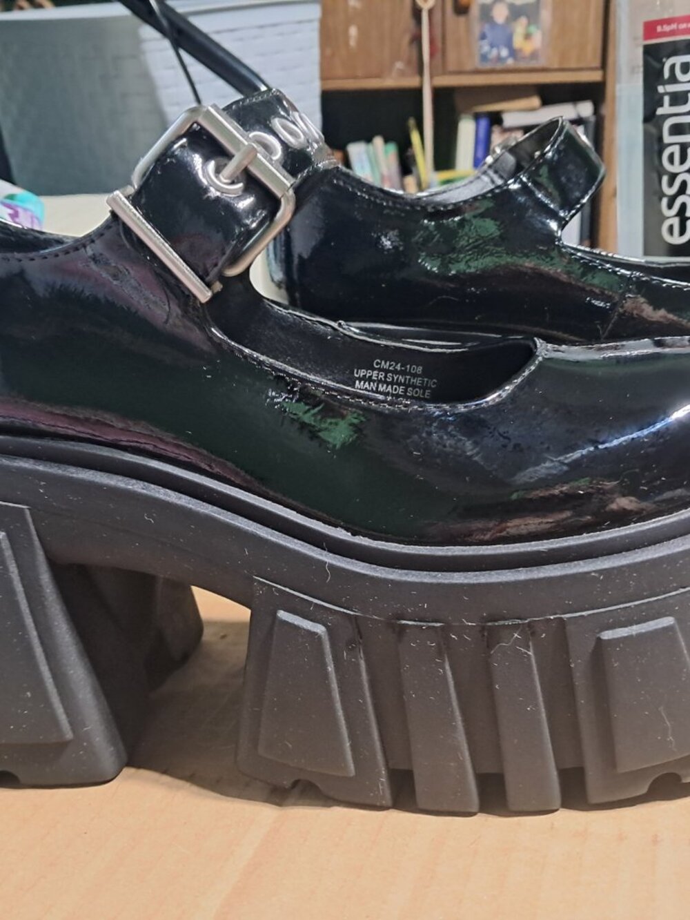 Dolls Kill Current Mood Black patent platforms - Picture 2 of 4